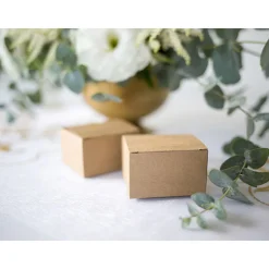 Set de 10 Cajas Kraft 6 cm
