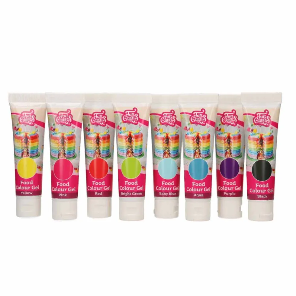 Set de 8 Colorantes en Gel FunColours de FunCakes