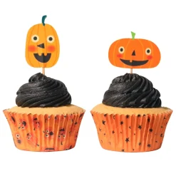 Set Decoración de cupcakes Halloween 3D (48 pcs)