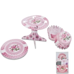 Set decoración de cupcakes Rose Garden