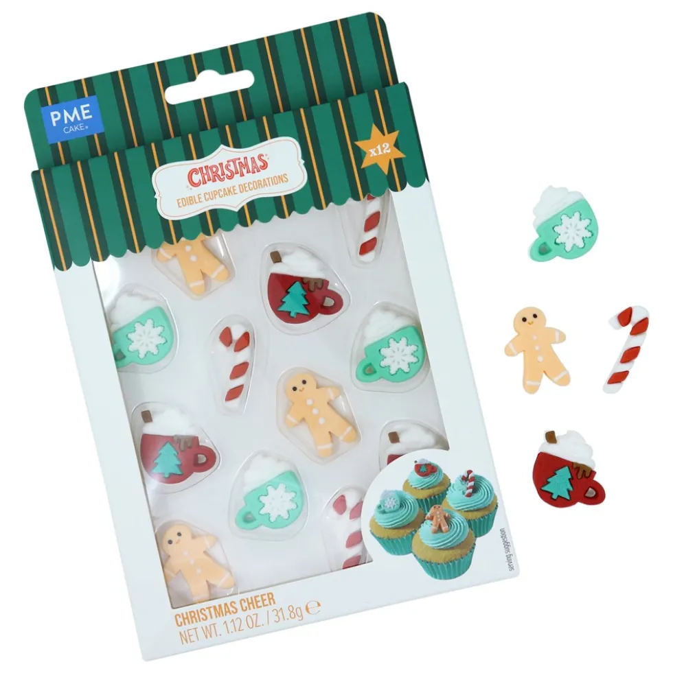 Set 12 decoraciones Navideñas - PME