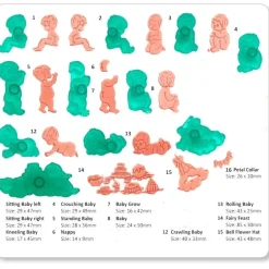 Set de 11 Cortadores Baby & Children