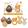 Set de 2 Cortadores Canasta y Conejito de Pascua