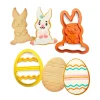 Set de 2 Cortadores Conejo y Huevo de Pascua