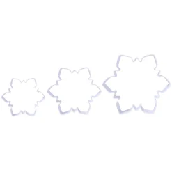 Set de 3 Cortadores Copos de Nieve - PME