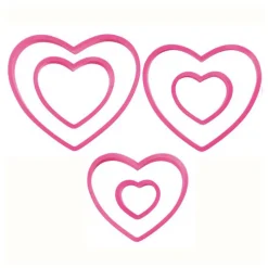 Set de 6 Cortadores Corazones Wilton
