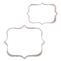 Set de 2 Cortadores de Galletas Placa Estilo 1