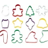 Set de 12 Cortadores de Metal Navideños