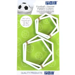 Set de 4 Cortadores para Tarta de Fútbol
