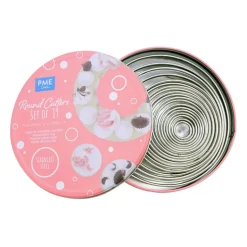 Set de 19 Cortadores Redondos Acero Inoxidable - PME
