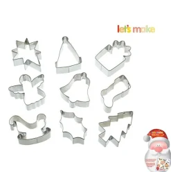 Set de 9 cortadores Santa Claus Kitchen Craft