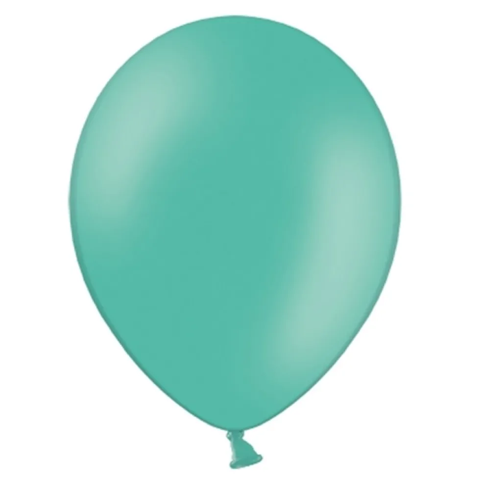Set de 50 Globos Aguamarina Pastel 30 cm