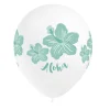Set de 8 Globos Aloha Turquesa
