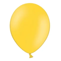 Set de 100 Globos Amarillo Miel Pastel 23 cm