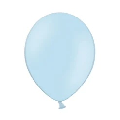 Set de 100 Globos Azul Claro Pastel 23cm