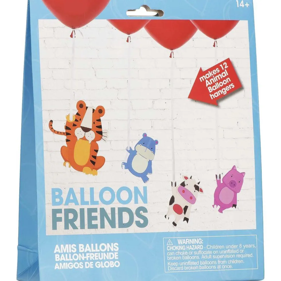 Set de 12 Globos con decoraciones de Animales