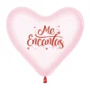 Set de 12 Globos Corazón Me Encantas 30 cm
