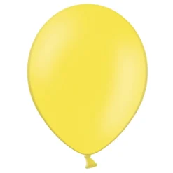 Set de 50 Globos de Látex Amarillo Pastel 30cm