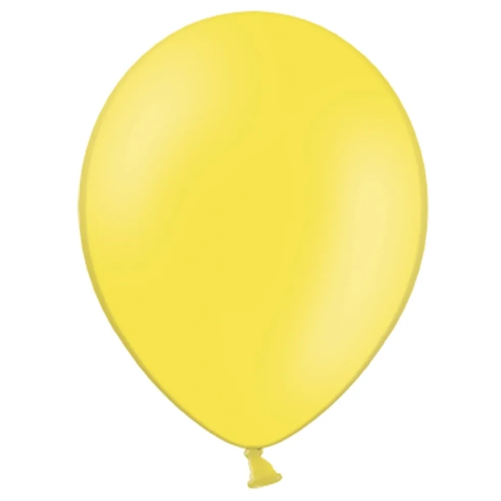 Set de 50 Globos de Látex Amarillo Pastel 30cm
