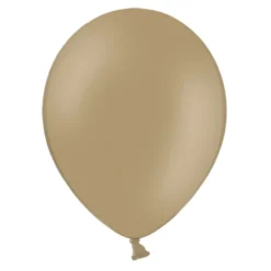 Set de 100 Globos de Látex Cappuccino Pastel 23 cm
