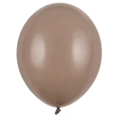 Set de 50 Globos de Látex Marrón Pastel 30 cm