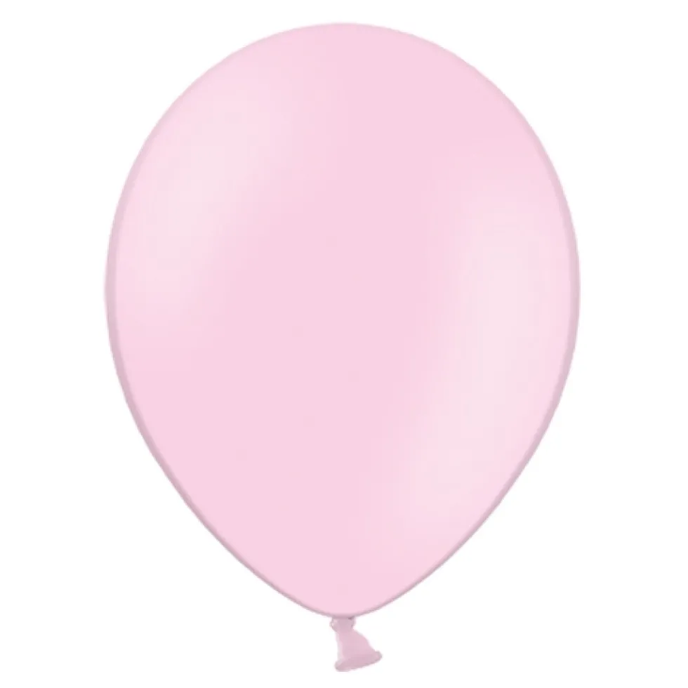 Set de 100 Globos de Látex Rosa Bebé Pastel 30cm