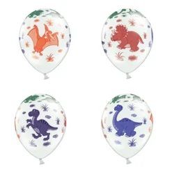 Set de 6 Globos Dinosaurios 30cm