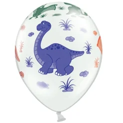 Set de 6 Globos Dinosaurios 30cm
