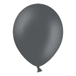 Set de 100 Globos Gris Pastel 23 cm