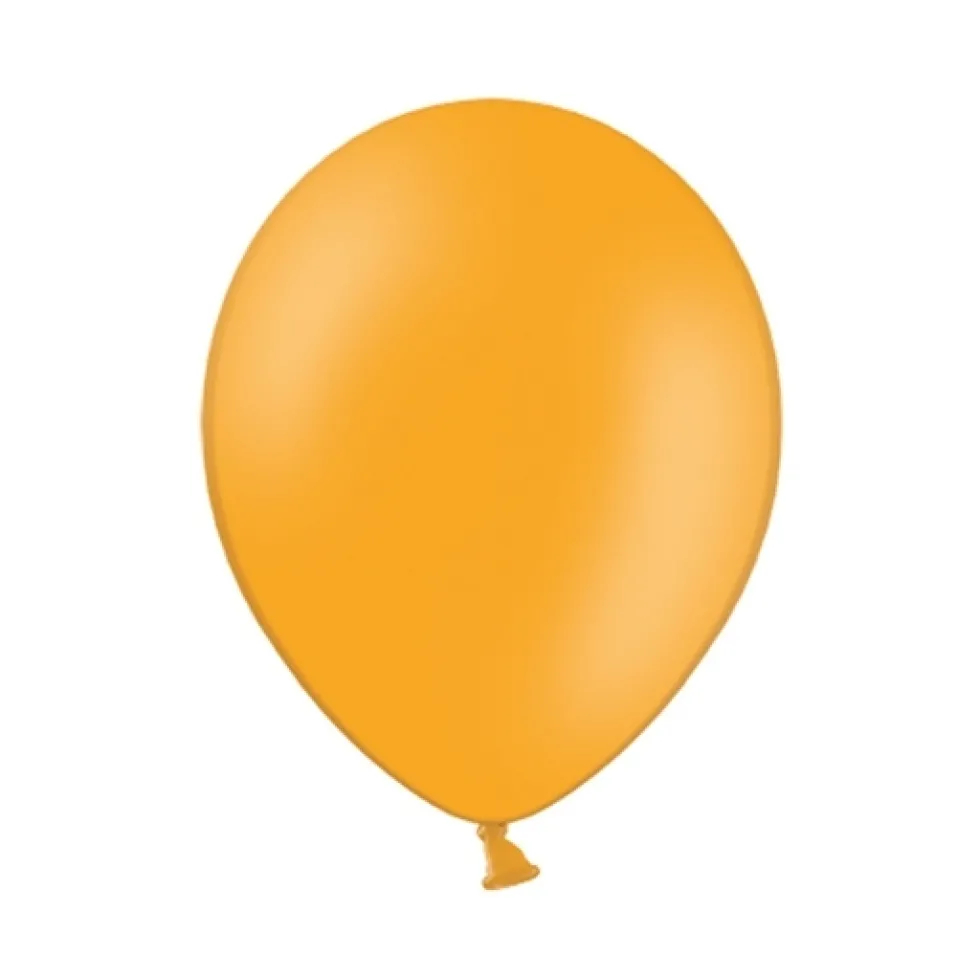 Set de 100 Globos Naranja Pastel 23cm