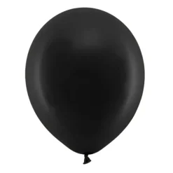 Set de 100 Globos Negros 23cm