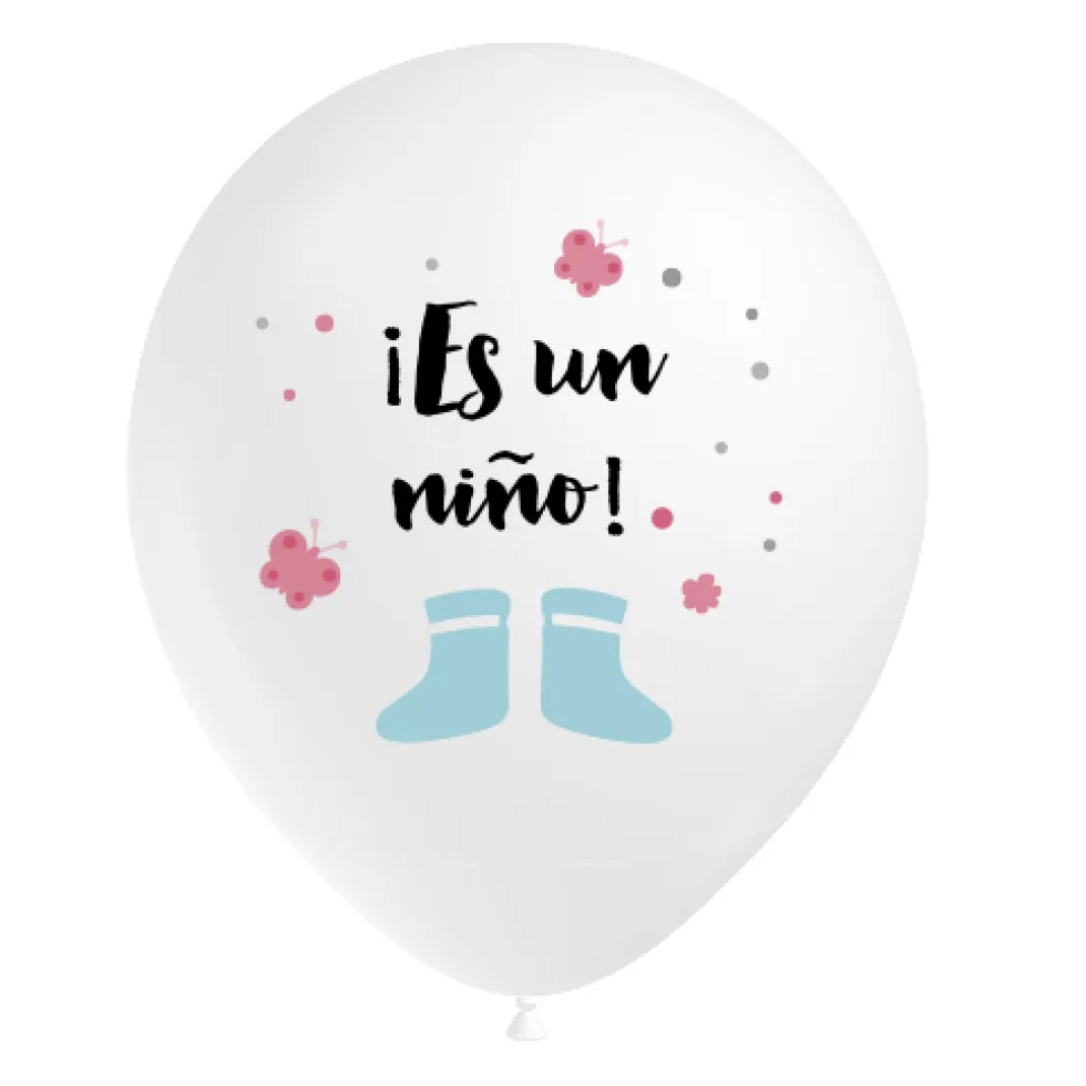 Set de 8 Globos Niño Babyshower