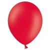 Set de 50 Globos Rojo Amapola Pastel 30 cm