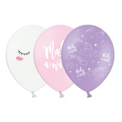 Set de 6 Globos Unicornio 30 cm
