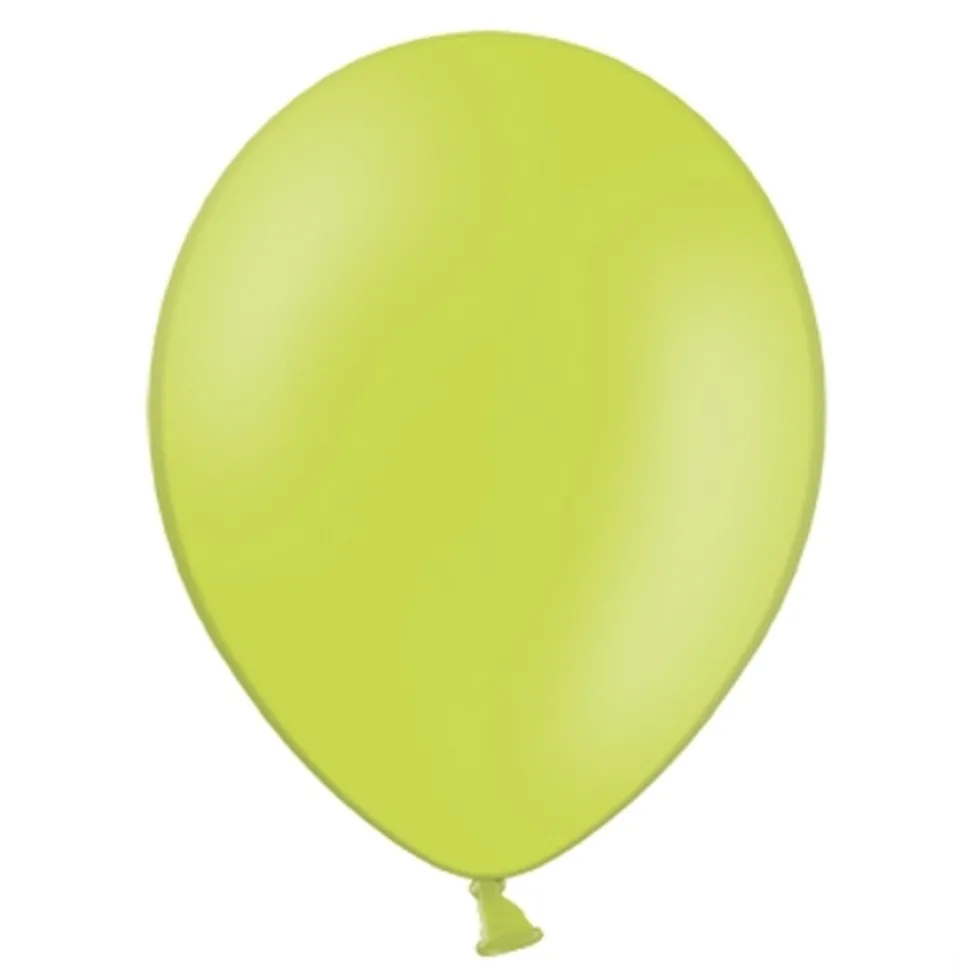 Set de 50 Globos Verde Lima Pastel 30 cm