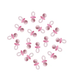 Set de 20 Mini Chupetes Bebé Rosa