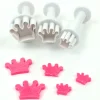 Set de 3 Mini Cortadores con Expulsor Coronas