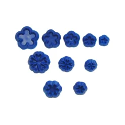 Set de 10 mini cortadores de flores