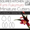 Set de 3 mini cortadores de Orquidea