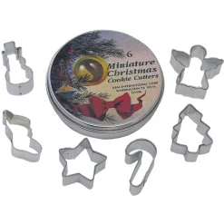 Set de 6 Mini Cortadores Navideños