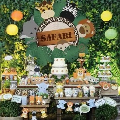 Set de 24 Mini Recipientes para Dulces Cebra y Mono