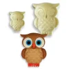 Set de 2 moldes Lechuza