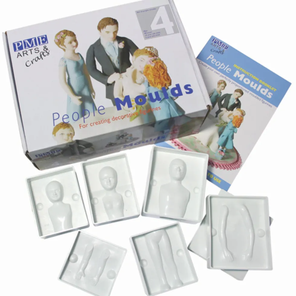 Set de 4 Moldes para realizar Personas - PME