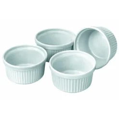 Set de 4 moldes ramequín 9cm Ibili