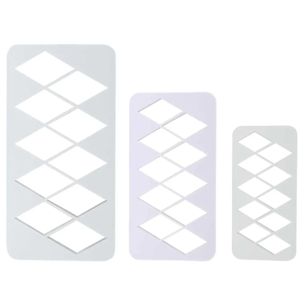 Set de 3 Multicortadores Geométricos Diamante XL PME