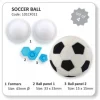 Set de 4 Piezas para hacer Balones 3D