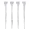 Set de 4 pilares con Apariencia de Cristal
