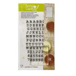 Set de Sellos Decorativos Alimentarios Letras y Números