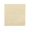 Set de 20 Servilletas color Crema con Relieve