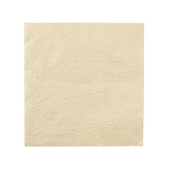 Set de 20 Servilletas color Crema con Relieve
